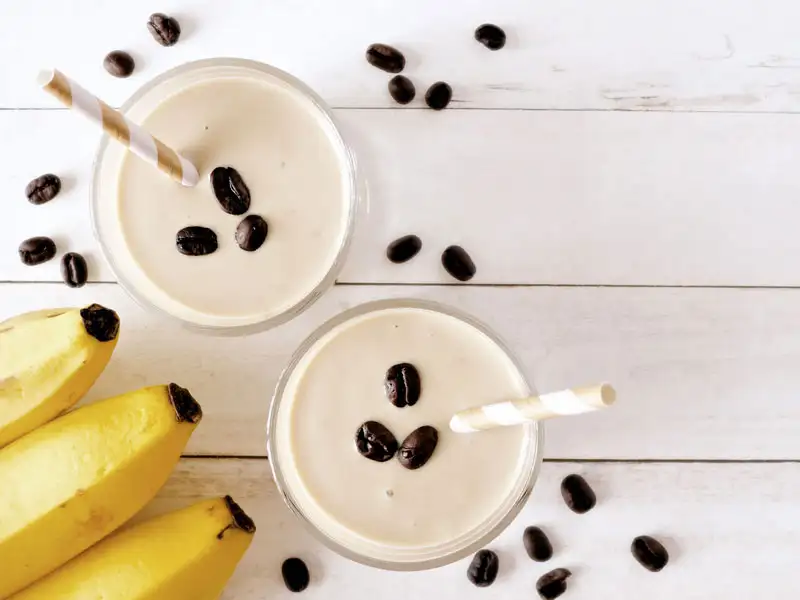 Kaffee Bohne Banane Kaffee Bohne Banane