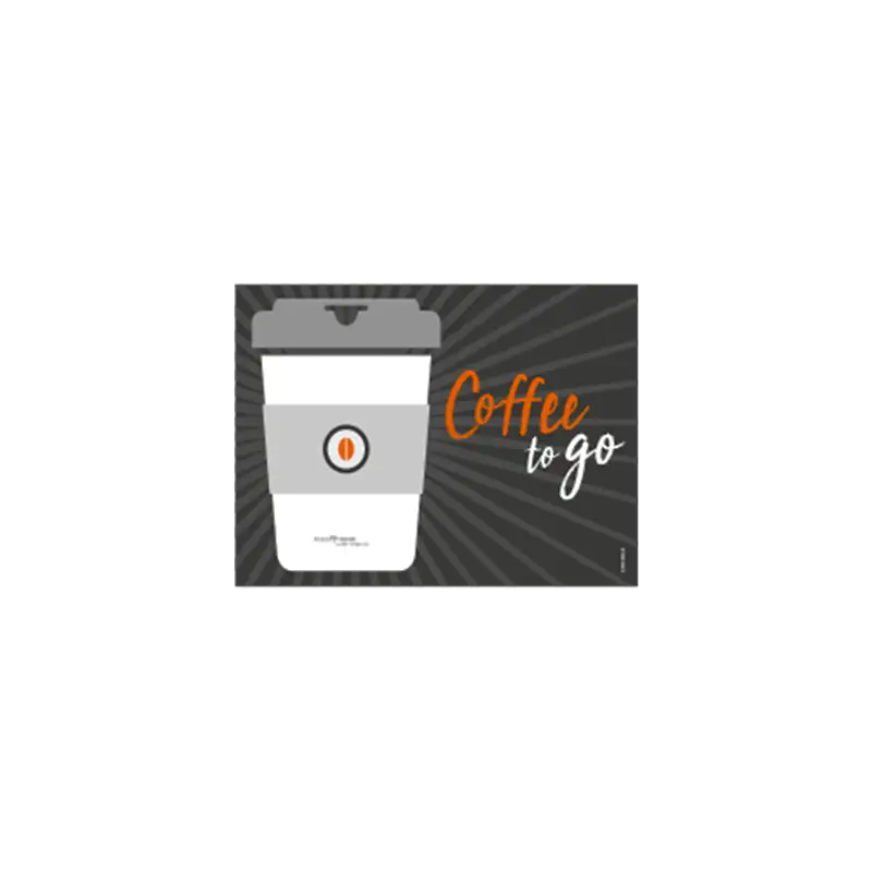Coffee to go Aufkleber Coffee to go Aufkleber